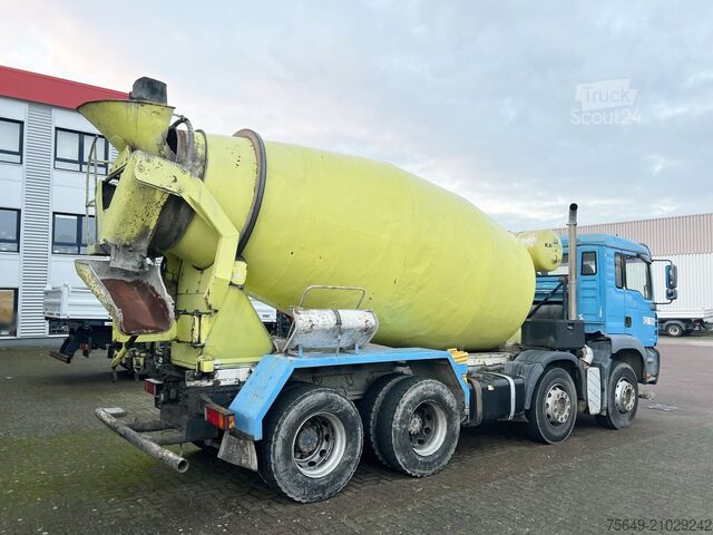 Mobil betongblandningsanläggning MAN TGA 35.410 8x4 BB TGA 35.410 8x4 BB, Betonmischer Karrena 10m³