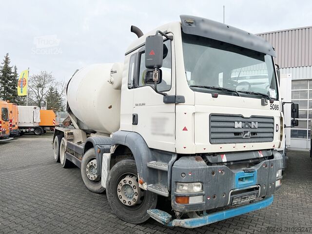 Mobil betongblandningsanläggning MAN TGA 35.360 8X4 BB TGA 35.360 8X4 BB, Betonmischer Karrena 10m³