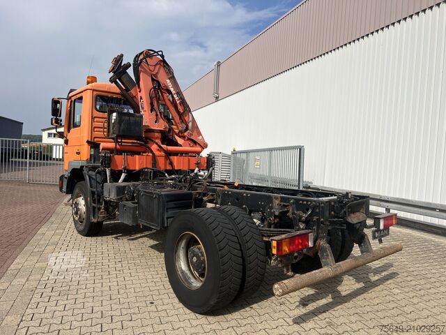Châssis de camion MAN 18.255 MAK 4x4 BB 18.255 MAK 4x4 BB, Kran Atlas AK 85.1 A1