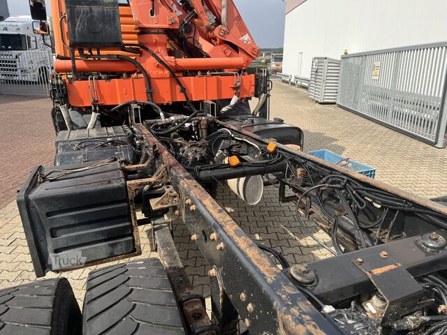 Châssis de camion MAN 18.255 MAK 4x4 BB 18.255 MAK 4x4 BB, Kran Atlas AK 85.1 A1