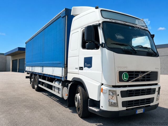 Volvo FH12 380 6x2 με επικλινές αμάξωμα με μουσαμά VOLVO FH12 380