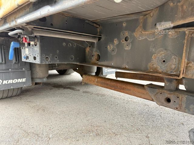 Semi-remorque bâchée KRONE 3Achs MEGA Staplerhalter Liftachse SAF TÜV05/26
