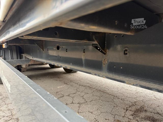 Semi-remorque bâchée KRONE 3Achs MEGA Staplerhalter Liftachse SAF TÜV05/26