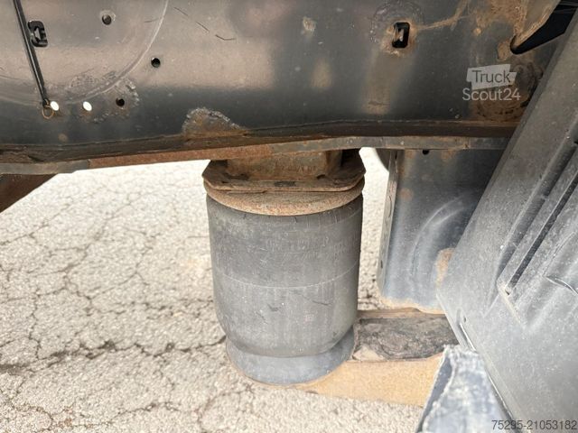 Semi-remorque bâchée KRONE 3Achs MEGA Staplerhalter Liftachse SAF TÜV05/26