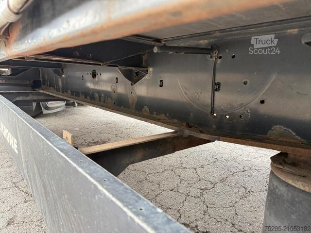 Semi-remorque bâchée KRONE 3Achs MEGA Staplerhalter Liftachse SAF TÜV05/26