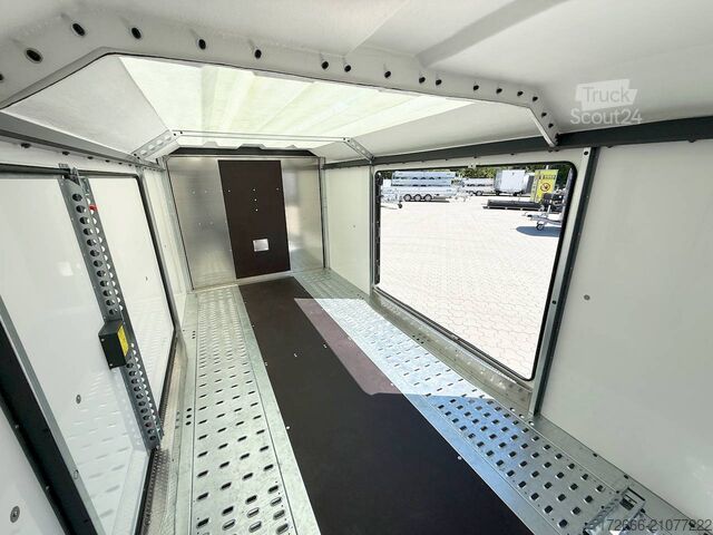 Autotransporter varevogn Brian James Trailer RACE SPORT 341-5521-35-2-12-B 550X210X196CM 3500KG GESCHLOSSENER AUTOTRAILER | SCHWARZ
