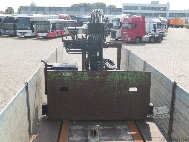 Semiremorcă deschisă FLOOR FLO-17-30K1, Rollkran Kennis, Hatz-Motor,Gelenkt