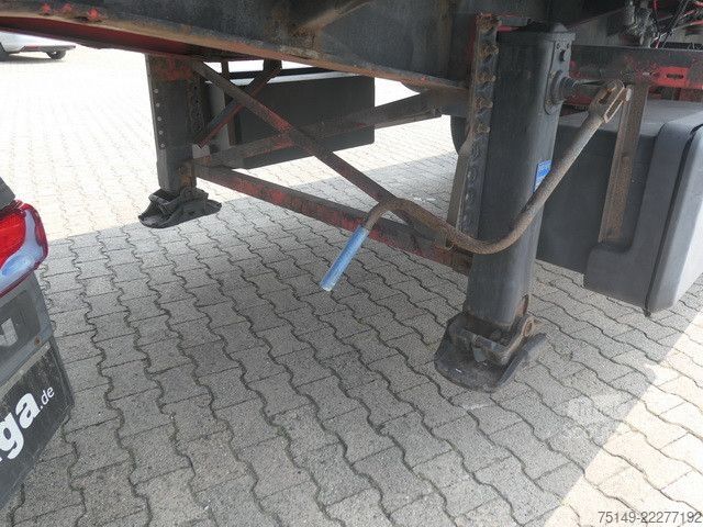 Semiremorcă deschisă FLOOR FLO-17-30K1, Rollkran Kennis, Hatz-Motor,Gelenkt