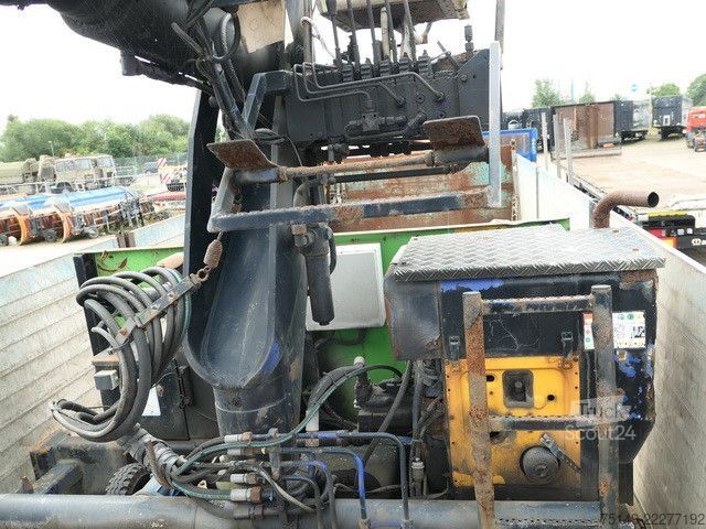 Semiremorcă deschisă FLOOR FLO-17-30K1, Rollkran Kennis, Hatz-Motor,Gelenkt