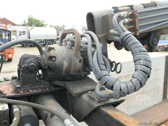 Semiremorcă deschisă FLOOR FLO-17-30K1, Rollkran Kennis, Hatz-Motor,Gelenkt