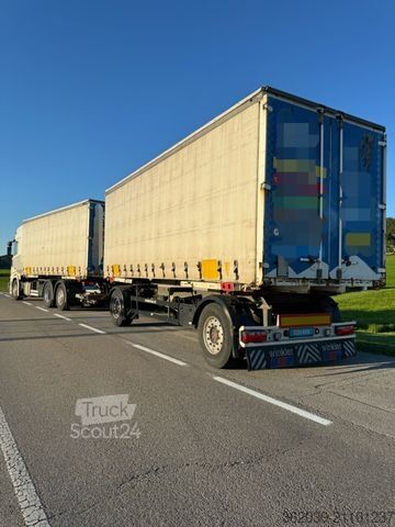 LKW mit Pritsche & Plane SCANIA R450 6X2 BDF WAP MIT ANHÄNGER