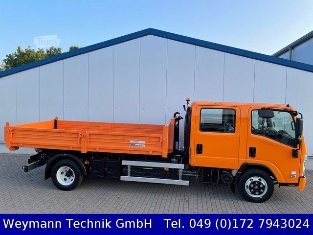 Transporter mit Kipper ISUZU NPR-M30 5.2 Ltr. 7-Sitzer DOKA mit Abrollkipper