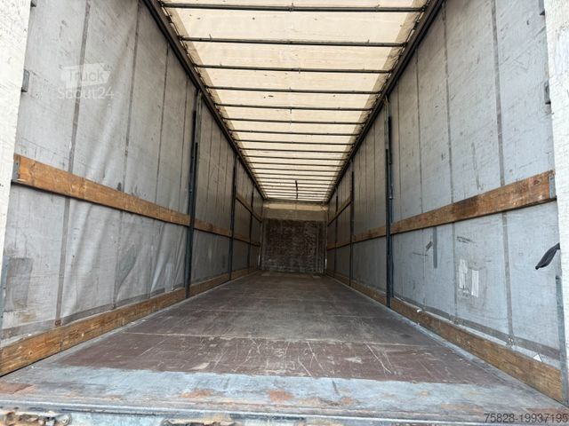 Open semitrailer with tarp SCHMITZ CARGOBULL SAF Achsen / Mitnahmestapler