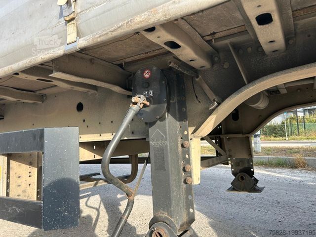 Open semitrailer with tarp SCHMITZ CARGOBULL SAF Achsen / Mitnahmestapler