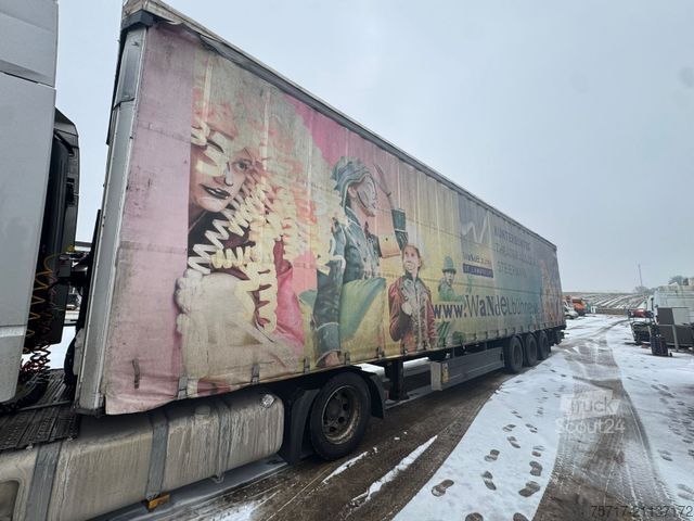 Open semitrailer with tarp SCHWARZMÜLLER Mega