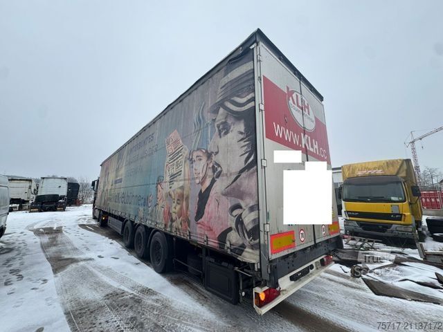 Open semitrailer with tarp SCHWARZMÜLLER Mega