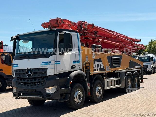 Бетоновоз с помпа MERCEDES-BENZ Arocs 3743 Putzmeister BSF 47M/5
