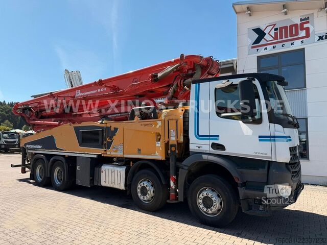 Бетоновоз с помпа MERCEDES-BENZ Arocs 3743 Putzmeister BSF 47M/5