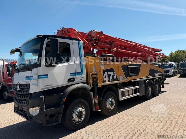 Бетоновоз с помпа MERCEDES-BENZ Arocs 3743 Putzmeister BSF 47M/5