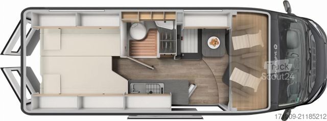 Kamper SUNLIGHT Adventure Cliff 640 Safety+Digital ACC Solar