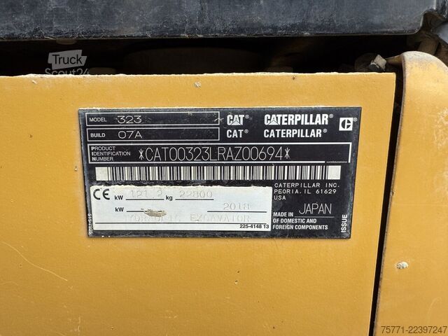 ķēžu ekskavators Caterpillar 323-07A KOPARKA GĄSIENNICOWA