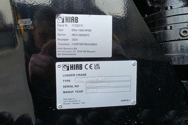 Grua todo-o-terreno Volvo FH540 WITH HIAB 140TM CRANE Dutch Registrati