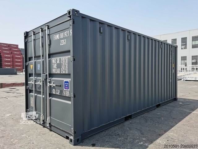  20 Fuß Container Seecontainer RAL7016 NEU KONTENER Lagercontainer 6 Meter