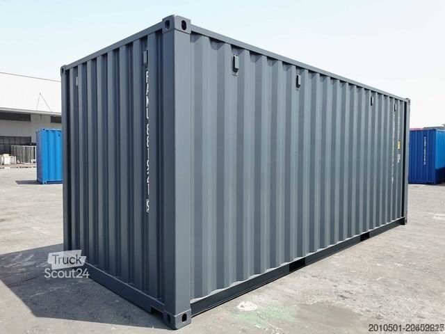  20 Fuß Container Seecontainer RAL7016 NEU KONTENER Lagercontainer 6 Meter