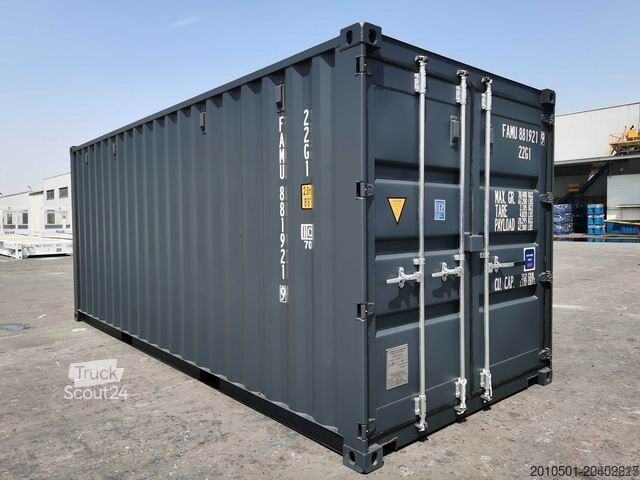  20 Fuß Container Seecontainer RAL7016 NEU KONTENER Lagercontainer 6 Meter