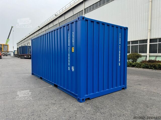  20 Fuß Seecontainer RAL5010 Container Kontener Kontainer Shipping Box Self