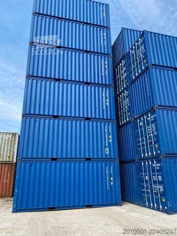  20 Fuß Seecontainer RAL5010 Container Kontener Kontainer Shipping Box Self