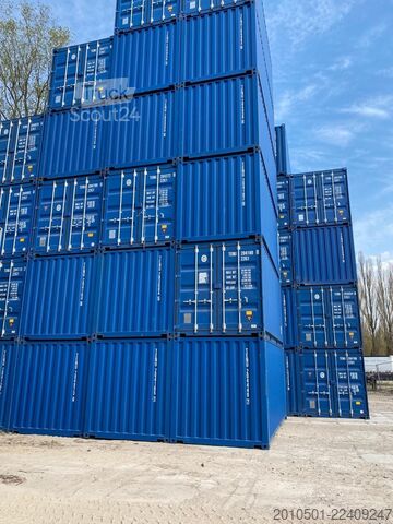  20 Fuß Seecontainer RAL5010 Container Kontener Kontainer Shipping Box Self
