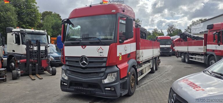 Gru montata su autocarro Mercedes-Benz 2545L HIAB 166 E2 Hipro Lift-Lenkachse | Topzustand | 2x vorhanden
