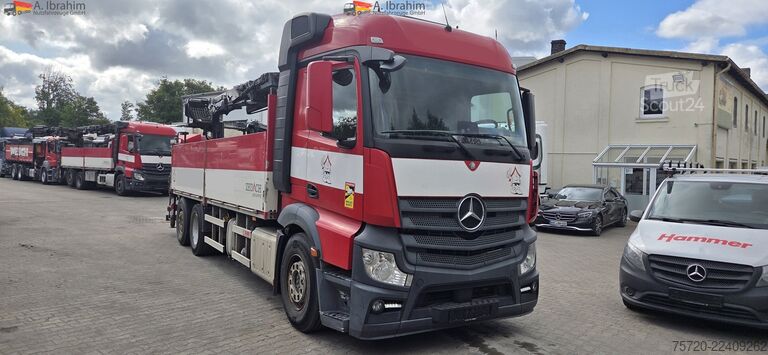 Gru montata su autocarro Mercedes-Benz 2545L HIAB 166 E2 Hipro Lift-Lenkachse | Topzustand | 2x vorhanden