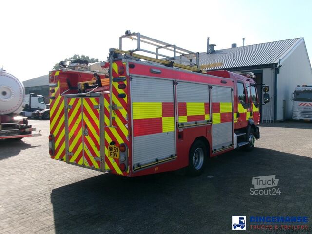 Fire truck Volvo FL280 4X2 RHD crewcab fire engine + pump & wate...