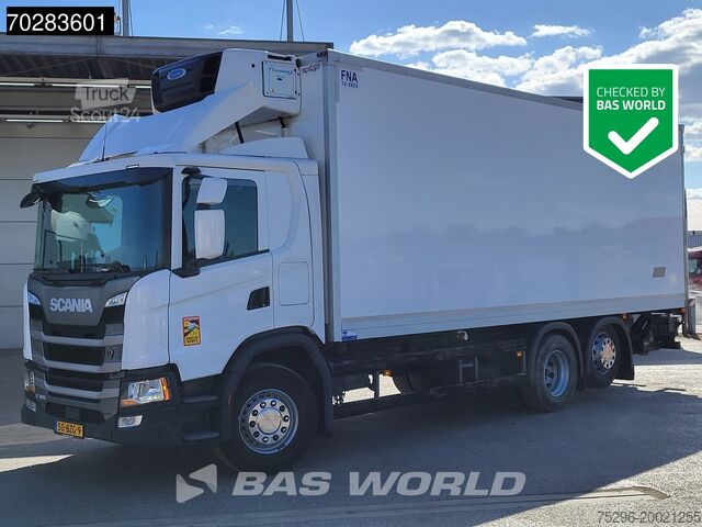Koel-vriestransport Scania G360 6X2 NL-Truck Carrier Supra 750 Lift+Lenkac...