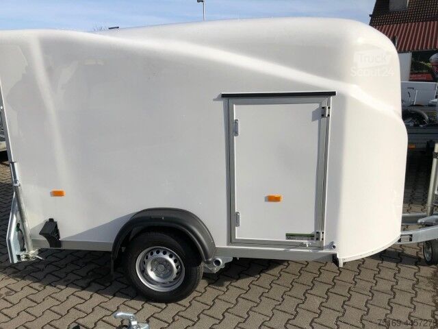 Remorcă carosată Cheval Liberte Debon Cargo 2 Poly + Türe weiß 1300 kg, 100 km/h, 300x155x168cm