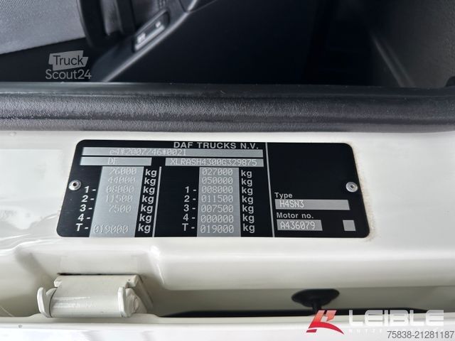 Camion benne DAF XF 480 SSC*Volumen Kipper*Komplettzug*90m³*