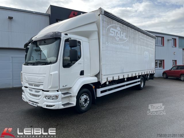 Tovorno vozilo s ravno platformo in ponjavo DAF LF 290*LBW-Bär*Code XL*