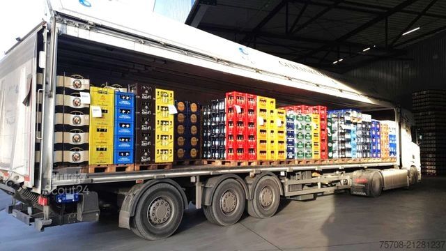 Semirreboque para bebidas  13,6 m Wingliner Aufbau*Lenkachse*LBW*ohne Runge