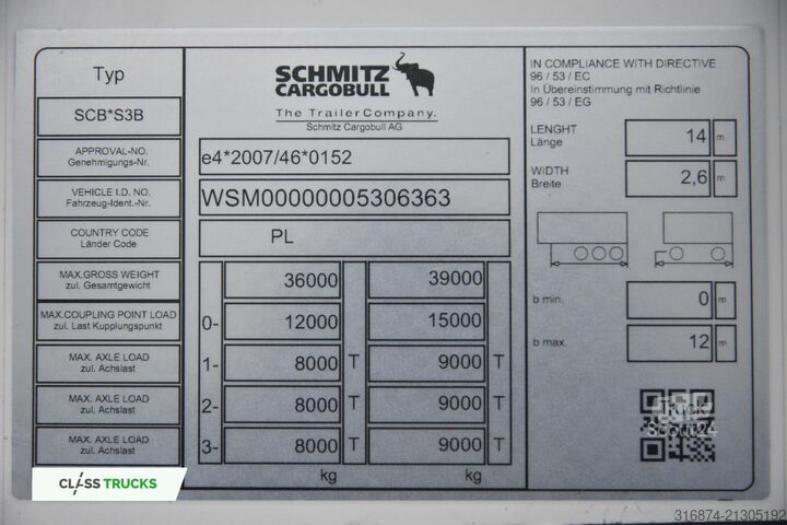 Naczepa chłodnia SCHMITZ CARGOBULL SKO FP 60 Carrier Vector 1550