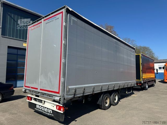Plachtová dodávka MERCEDES-BENZ 824 L + Anhänger