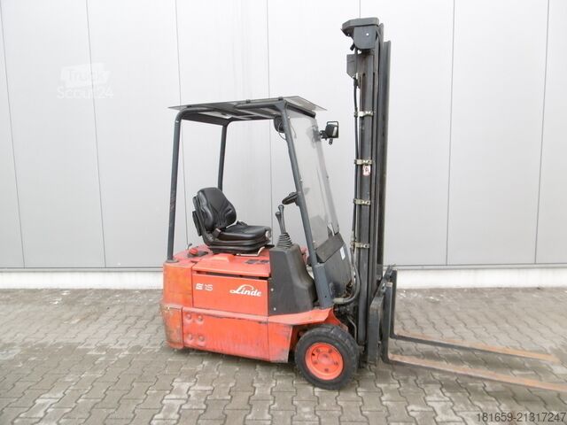 Front loader forklift LINDE E 15 Z-02