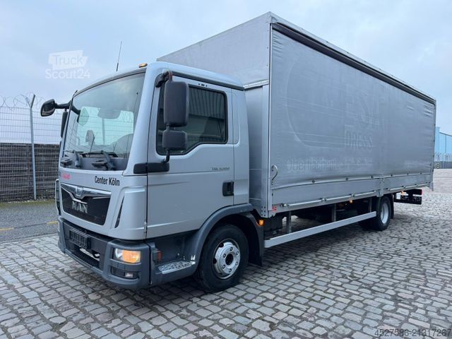 Perdeli panelvan MAN TGL 8.180 MAXI PRITSCHE & PLANE SPRIEGEL*KLIMA