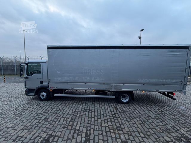 Perdeli panelvan MAN TGL 8.180 MAXI PRITSCHE & PLANE SPRIEGEL*KLIMA