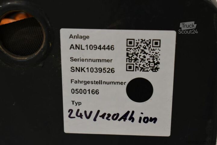 Gabelstaplerbatterie Industrie Automation 24 Volt  120 Ah