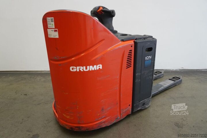 електрически палетен вдигач със стоящ оператор Linde T 20 SP ION 131-08