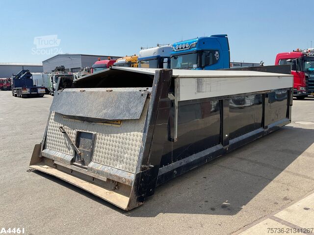 Hákový kontajner Container 18m³ met Hydraulische milieukleppen 