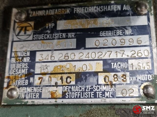 انتقال Mercedes Occ versnellingsbak ZF 5S-111GP Mercedes 2624