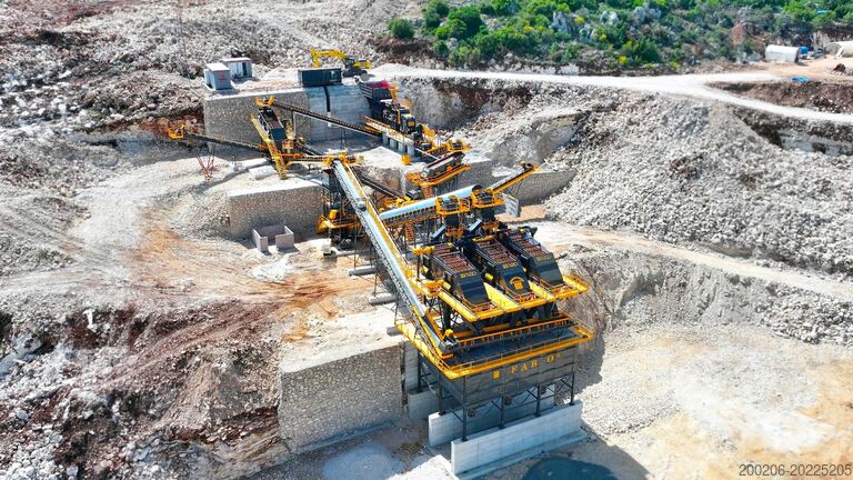 Steinbrecher FABO 500-600 TPH Stone Crusher Plant